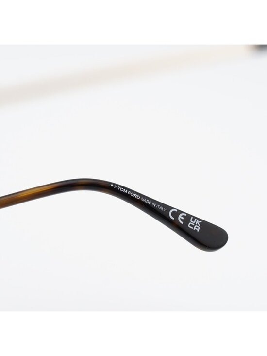 Tom Ford Zappa FT1173 30E Sunglasses Gold Shield Frame, Brown Lenses main image 10